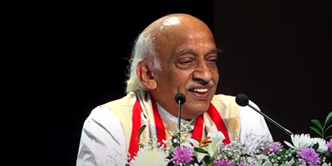 Former Chairman of ISRO speaks at the 11th Convocation of NIT Arunachal Pradesh (screengrab from the official NIT site)