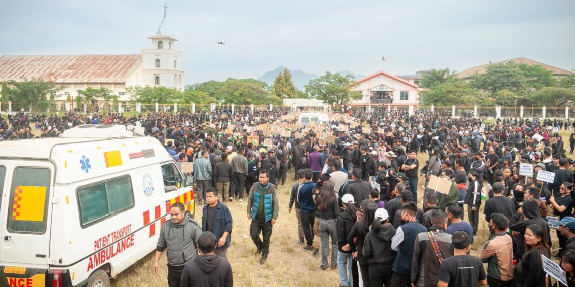 File photo of Kuki-Zo community members