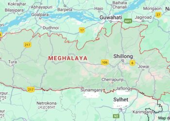 Bangladeshi Bayraktar UAVs fly close to Cherrapunjee and Shella in Meghalaya 
