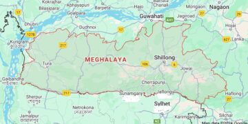Bangladeshi Bayraktar UAVs fly close to Cherrapunjee and Shella in Meghalaya 