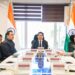 File photo of Meghalaya Chief Minister Conrad K Sangma convenes the Cabinet meeting in Shillong on Monday (@CMO_Meghalaya/X)