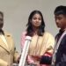 Kisen Wanniang receives an award from President Droupadi Murmu (DDNational/X)