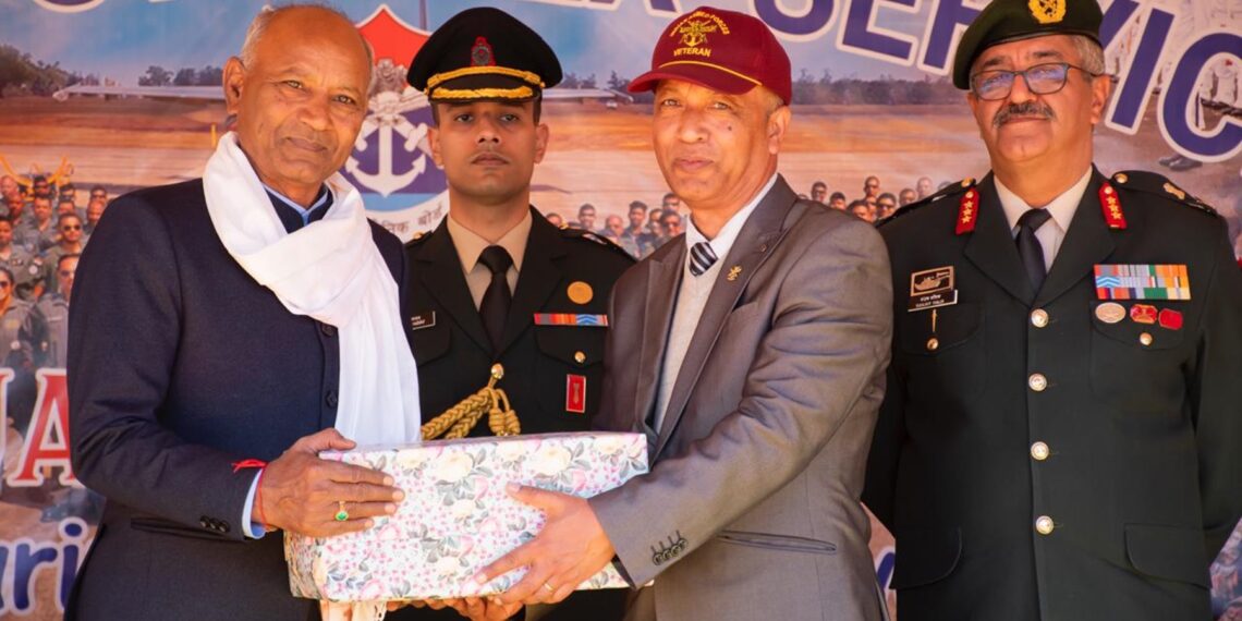 Meghalaya Governor C H Vijayashankar at the ex-servicemen rally, in Shillong