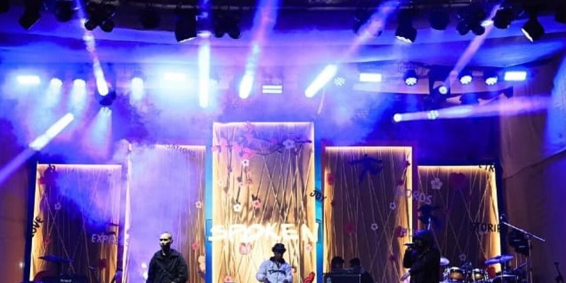 Artists perform at the Spoken festival in Shillong (mymeg_meghalaya/Instagram)