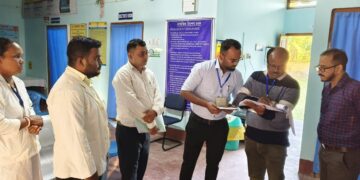 Health officials during the third round of the Swasthya Sewa Utsav
