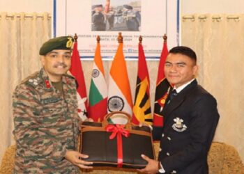 Army felicitates Manipur’s Jodha Thongjaomayum or winning President’s Bronze Medal at NDA