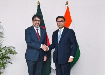 Indian Foreign Secretary Vikram Misri and Bangladesh Foreign Secretary Jashim Uddin held a meeting (theunderlinein/Instagram)