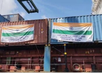 India dispatches 2,200 MT of rice to Myanmar as humanitarian aid