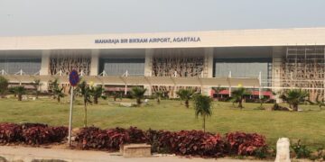 The MBB Airport in Agartala (aaiagtairport/X)