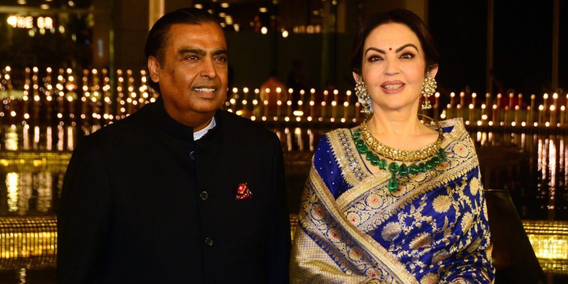 Billionaires Mukesh and Nita Ambani (mid_day/X)