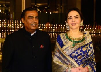 Billionaires Mukesh and Nita Ambani (mid_day/X)