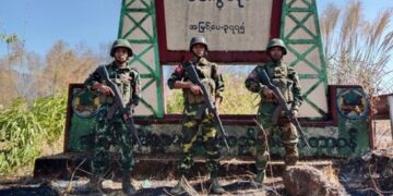 File photo of Arakan Army personnel (crystalkeyl/X)