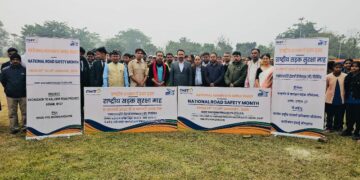 Assam: Road Safety skit performed at Chirang Parade Ground