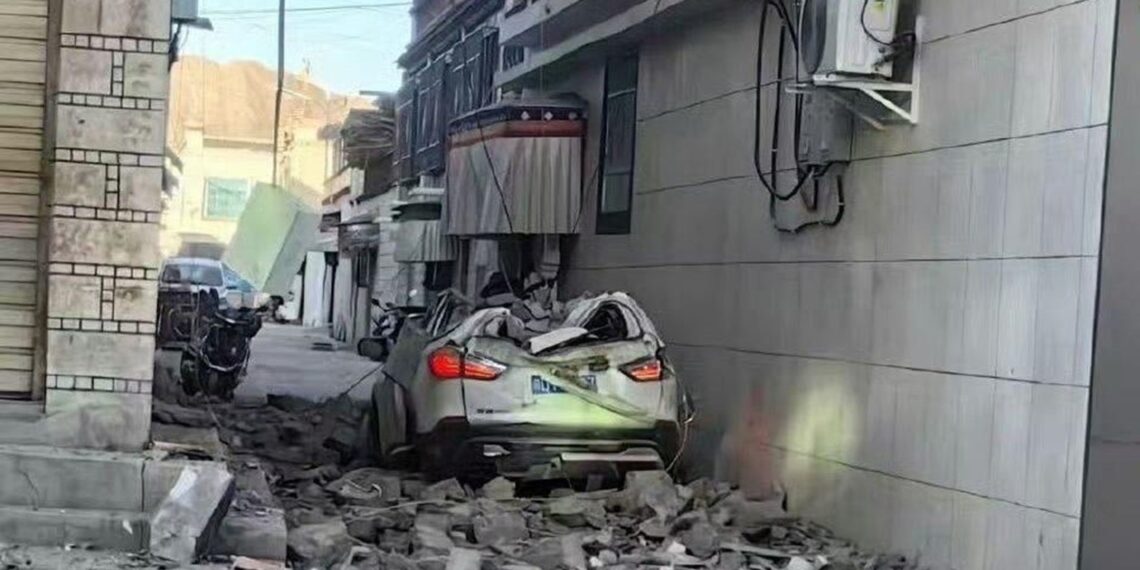 6.8 magnitude earthquake hit Tibet (nexta_tv/X)