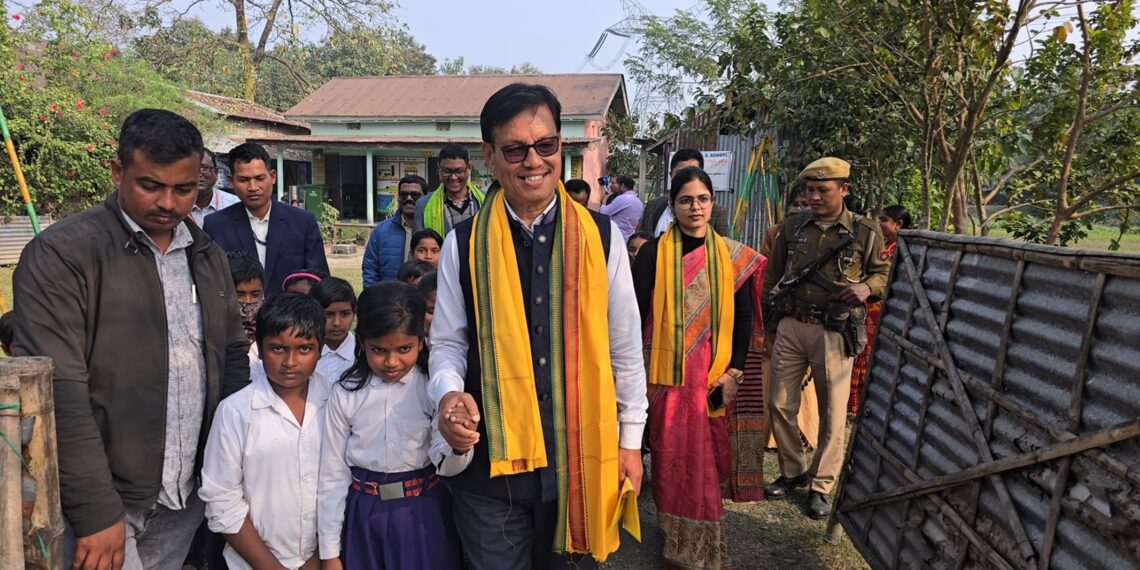 Assam minister visits schools as part of Gunotsav 2025 in Chirang