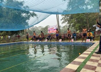 Khel Maharan 2.0: Over 100 take part in district-level swimming trails in Assam’s Barpeta