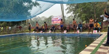 Khel Maharan 2.0: Over 100 take part in district-level swimming trails in Assam’s Barpeta