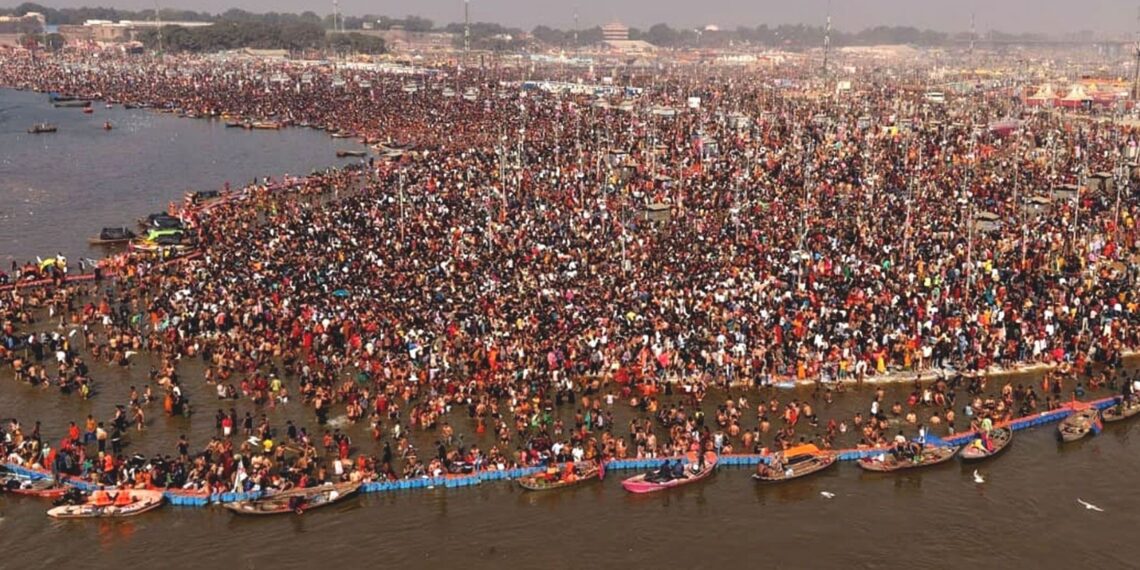The Maha Kumbh Mela (MahaKumbh_2025/X)