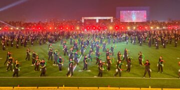 The inaugural ceremony of the 6th Meghalaya Games in Jowai