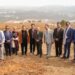Meghalaya CM Conrad K Sangma along with his colleagues lays foundation for the landmark New Meghalaya Secretariat at New Shillong (CMO_Meghalaya/X)