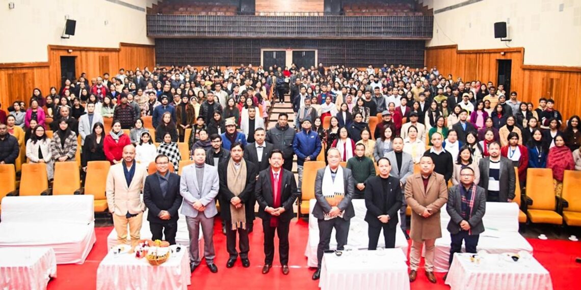 CM Conrad K Sangma presents the Meghalaya IT Award to students (CMO_Meghalaya/X)