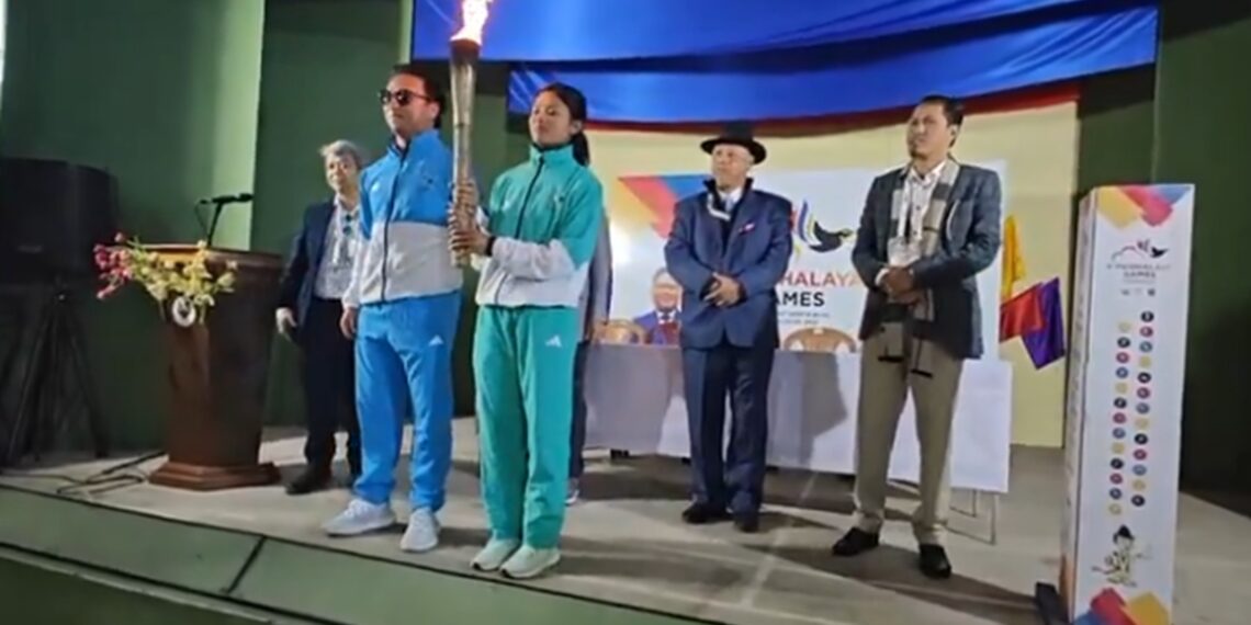 6th Meghalaya Games torch relay reaches final leg