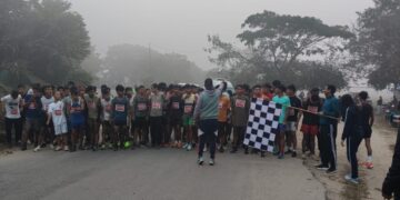 Meghalaya Day Run was organised during the Statehood Day celebration in South West Garo Hills district