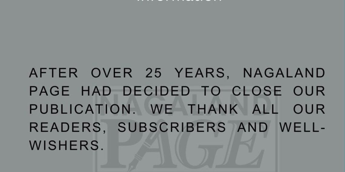 A post on X by the Nagaland Page (NagalandPage/X)