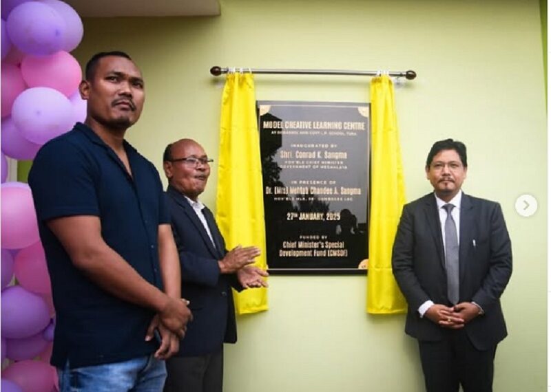 Meghalaya: CM Conrad Sangma inaugurates ‘Creative Learning Centre’ in Dobakkol