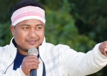 Assamese singer Rajeev Sadia