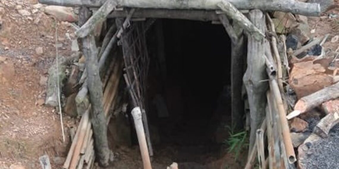 One of the rat-hole mines in Margherita, Assam (SinghReetam/X)