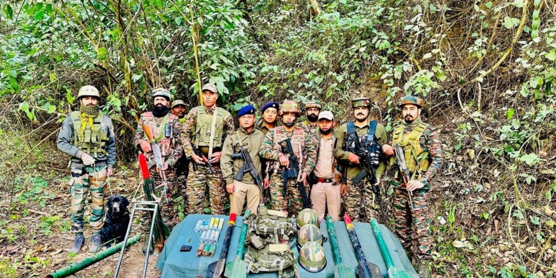 Security forces seized the six rockets, along with a variety of other armaments and equipment in Manipur (manipur_police/X)