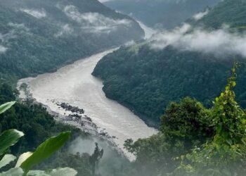 Siang River in Arunachal Pradesh (jangam/Instagram)