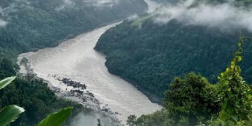 Siang River in Arunachal Pradesh (jangam/Instagram)