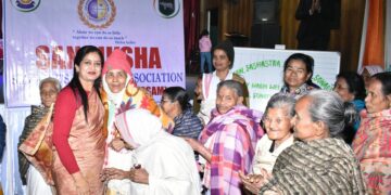 Assam: 1st Battalion SSB celebrates Bhogali Bihu with elderly residents of old age home