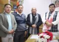Meghalaya BJP MLA Sanbor Shullai meets Union Minister Dr. Sukanta Mazumdar