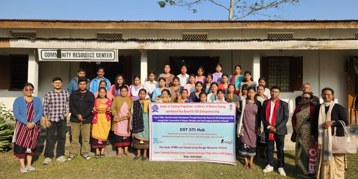 Empowering women entrepreneurs: Training on natural dyeing and Eri silk held in Assam