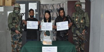 Assam Rifles seizes heroin worth over Rs 9 lakh in Mizoram, 3 held