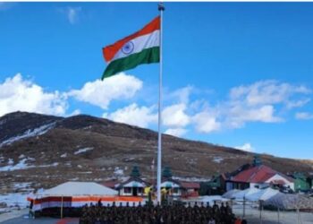 73-foot Indian Tricolour installed in Arunachal Pradesh’s Tawang near China border