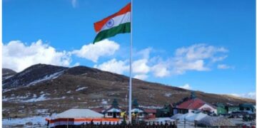 73-foot Indian Tricolour installed in Arunachal Pradesh’s Tawang near China border