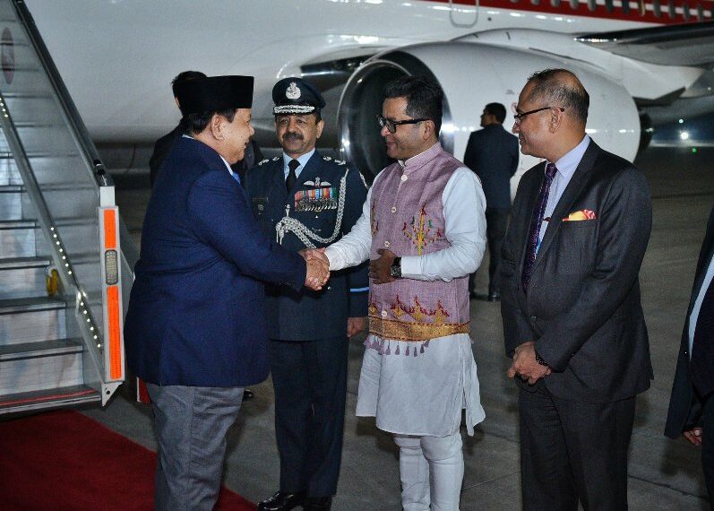 Indonesian President Prabowo Subianto arrives in India on 4-day visit