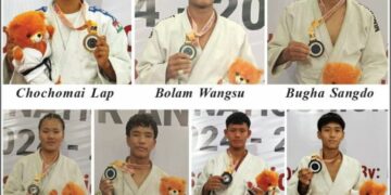 Arunachal Pradesh’s Chochomai Lap bags gold medal at National Sub-Junior Judo Championship