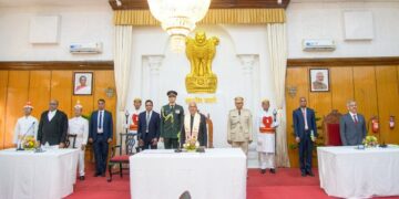 Former union home secretary Ajay Kumar Bhalla sworn in as 19th Manipur Governor
