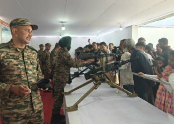 Indian Army showcases advanced weaponry at Asom Sahitya Sabha, inspires future warriors