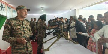 Indian Army showcases advanced weaponry at Asom Sahitya Sabha, inspires future warriors