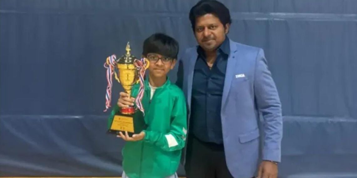 Viraj Sarawgi won the Bangkok Rapid Chess Championship (Facebook)