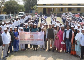 Awareness rally and community meeting were held on February 18