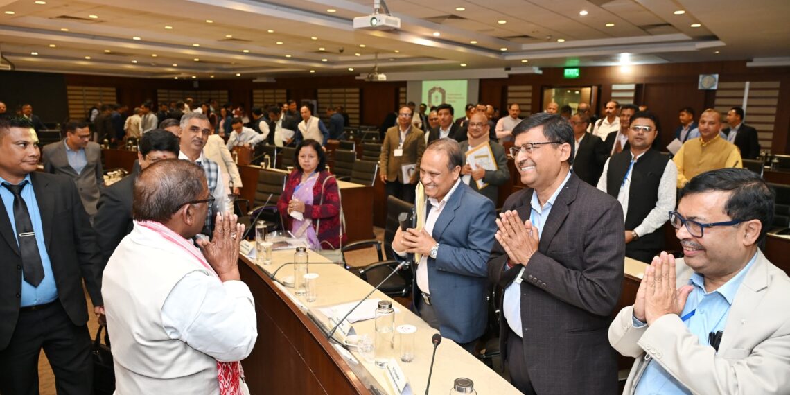 Assam Governor Lakshman Prasad Acharya attended the Higher Education in Assam 2025 conference