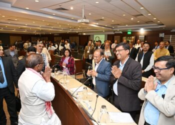 Assam Governor Lakshman Prasad Acharya attended the Higher Education in Assam 2025 conference