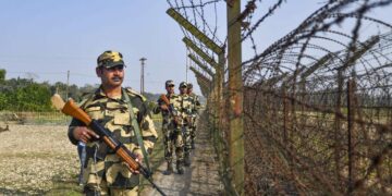 The Tripura government has decided to raise concerns about the construction of embankments by Bangladesh along the ‘zero line’ (Shriramsaininkt/X)